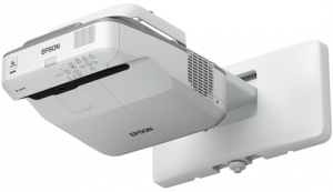 Projektor  ultrakrótko ogniskowy EPSON EB-685W, 1280x800 z uchwytem ściennym
